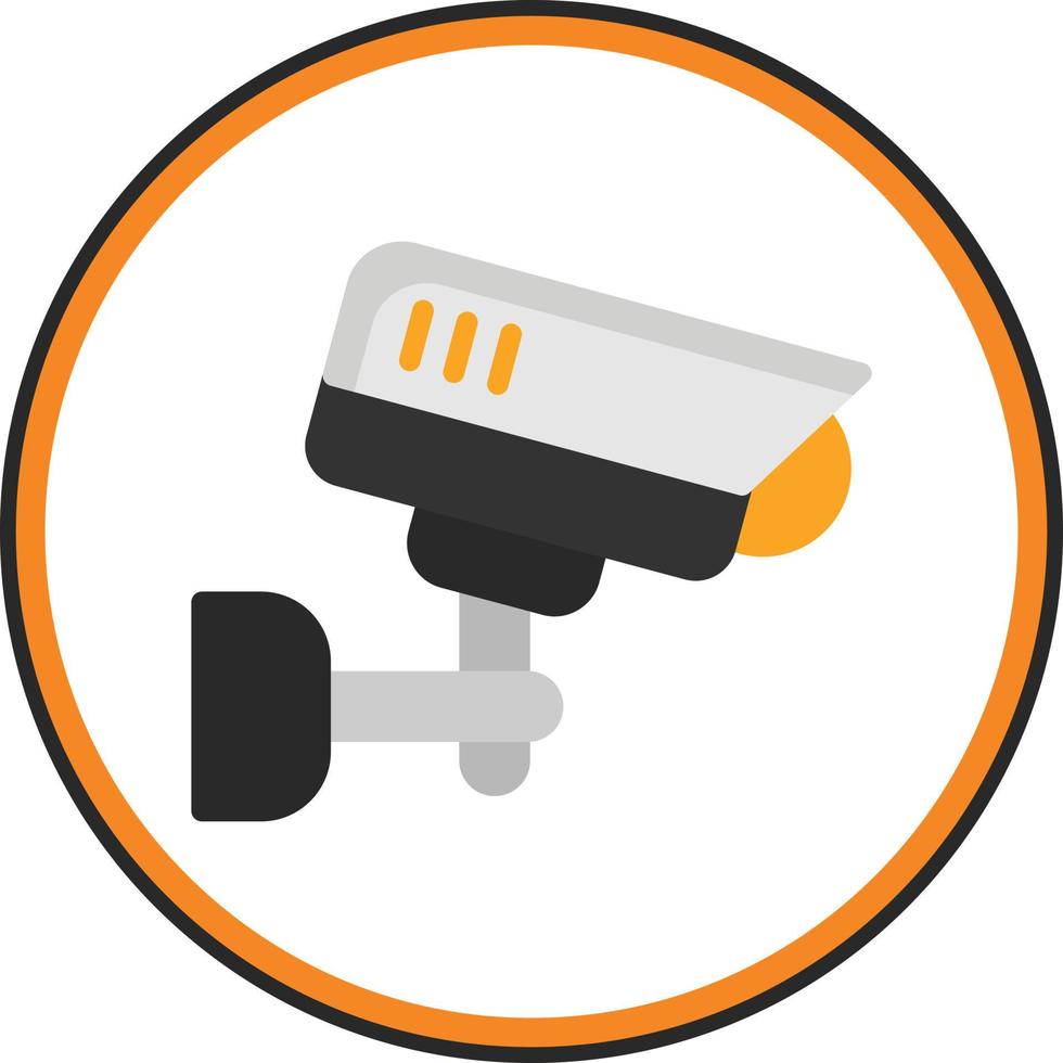 cctv telecamera vettore icona design