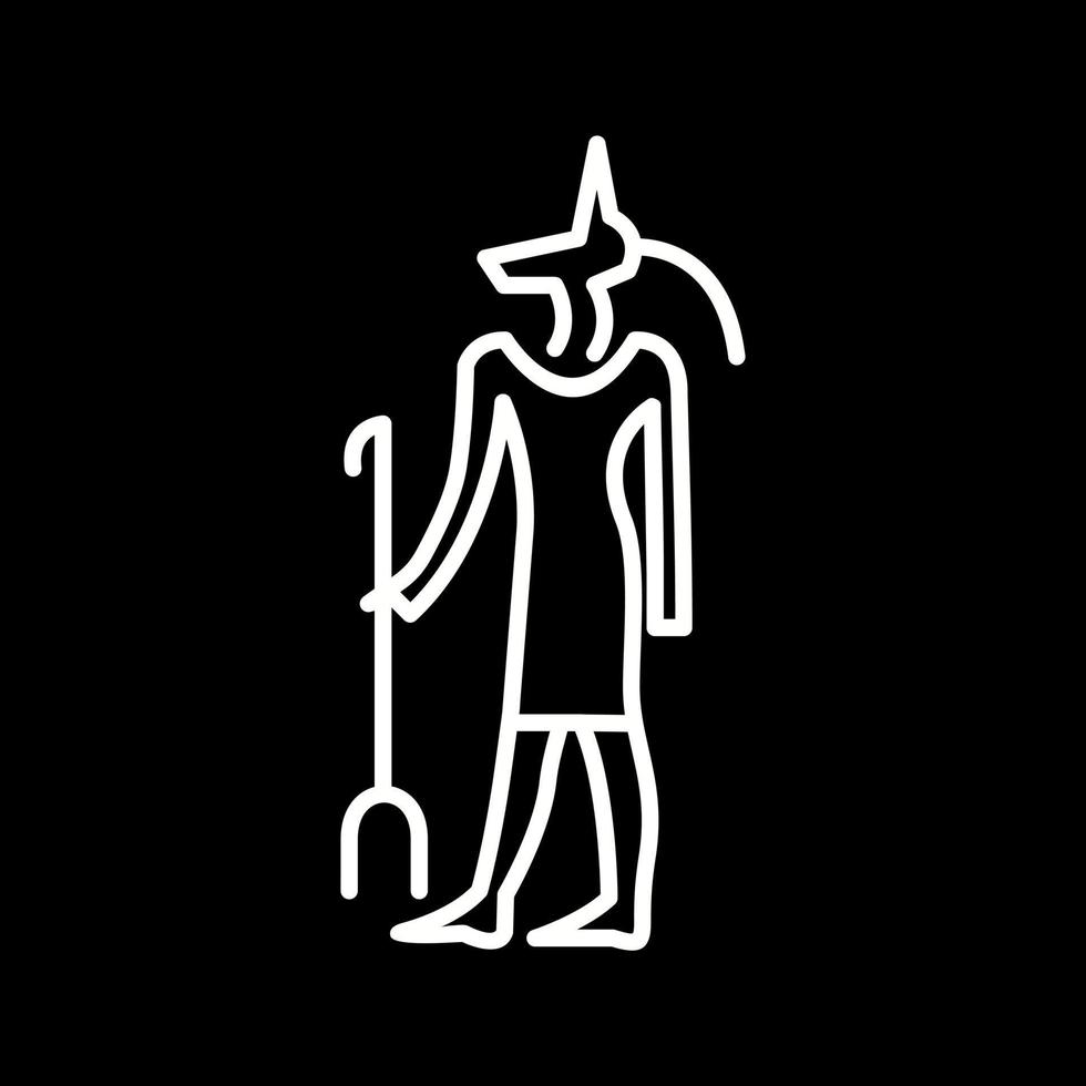 egiziano Dio vettore icona