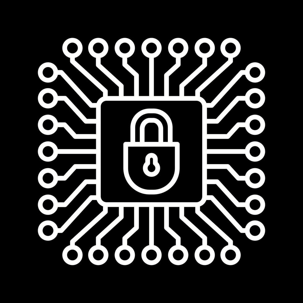 informatica protezione vettore icona