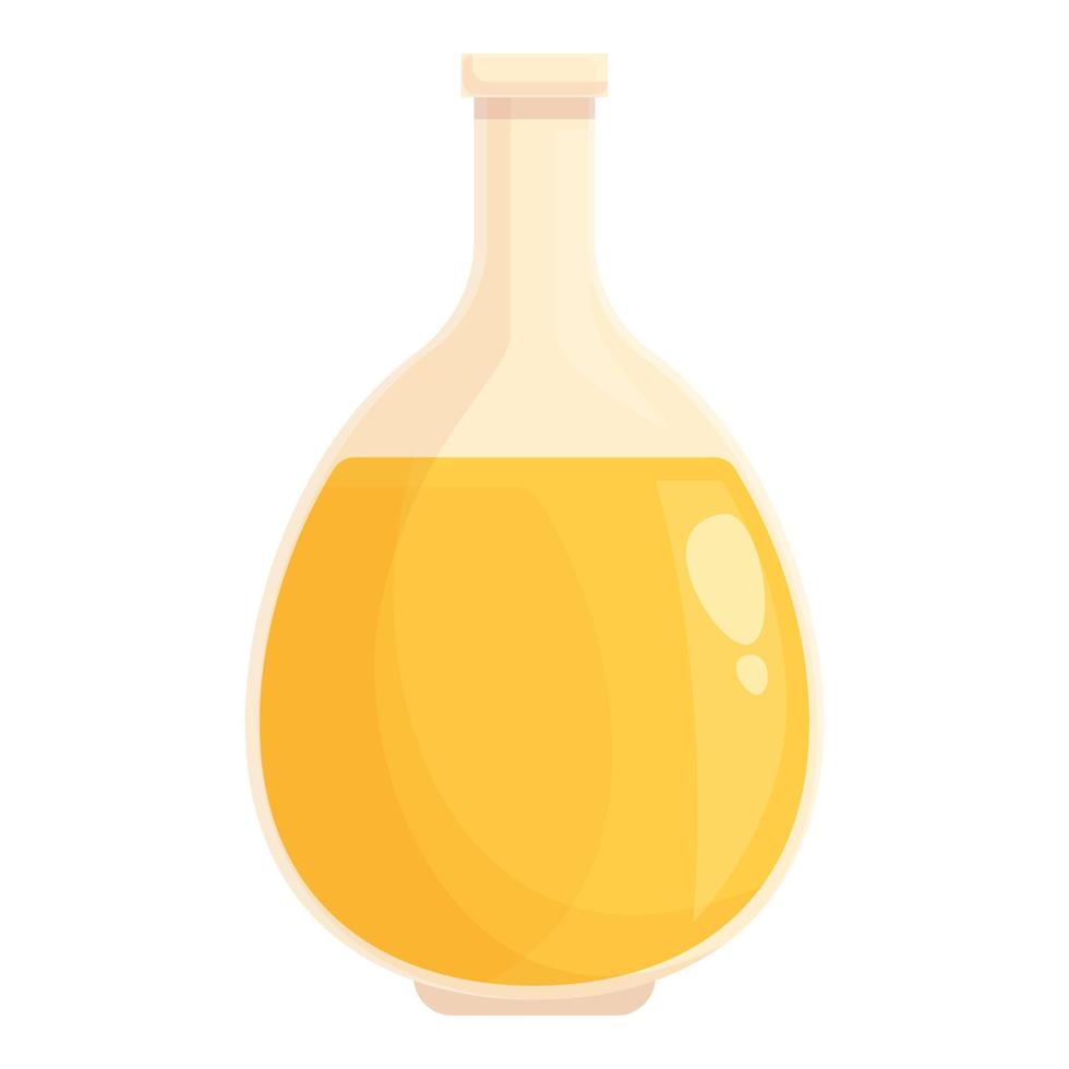 palma olio bottiglia icona cartone animato vettore. cibo albero vettore