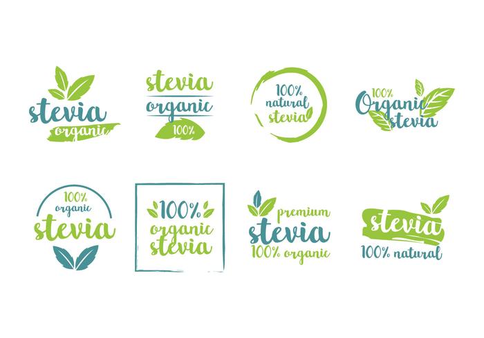 Stevia Tag prodotto vettoriale