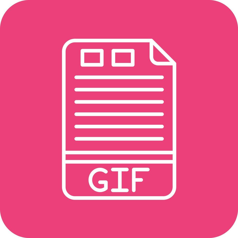 gif linea il giro angolo sfondo icone vettore