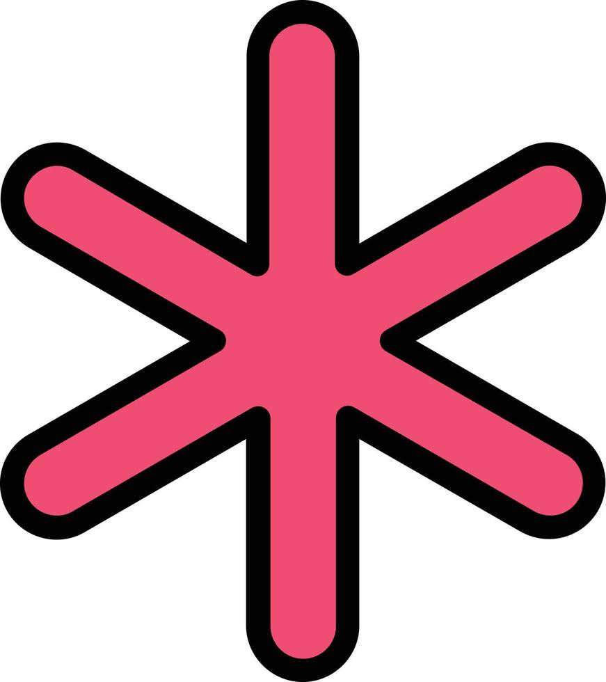 asterisco vettore icona design