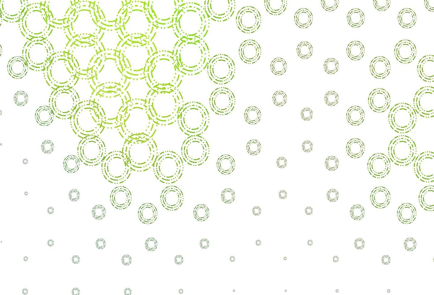 texture vettoriale verde chiaro con dischi.
