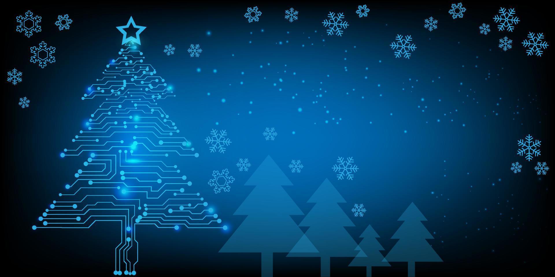Natale inverno neve circuito tavola futuristico modello sfondo celebrazione stagione vacanza involucro carta , saluto carta per decorare premio Prodotto vettore