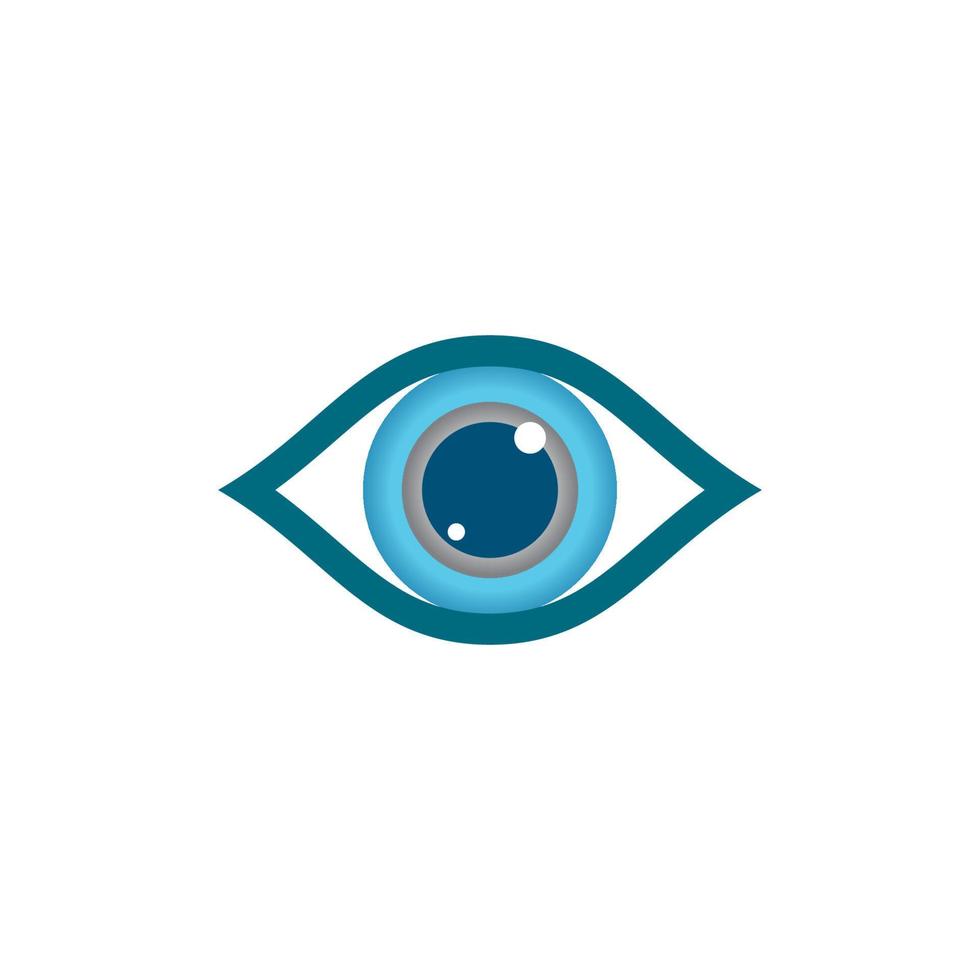 occhio simbolo vettore illustrazione