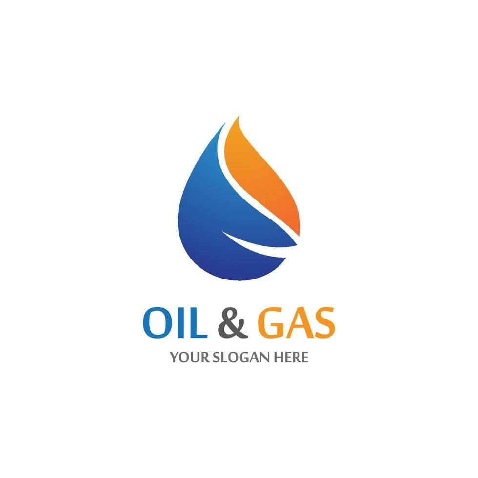olio e gas vettore icona