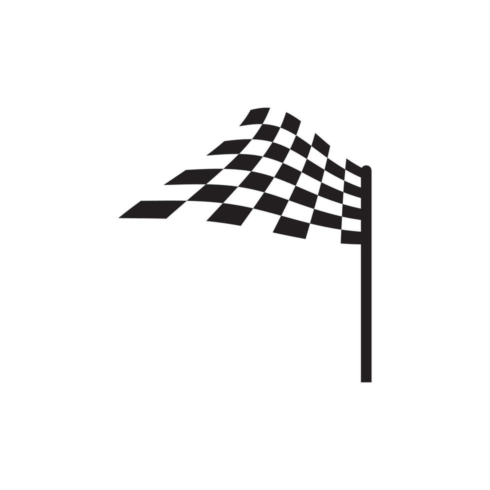 bandiera gara vettore icona