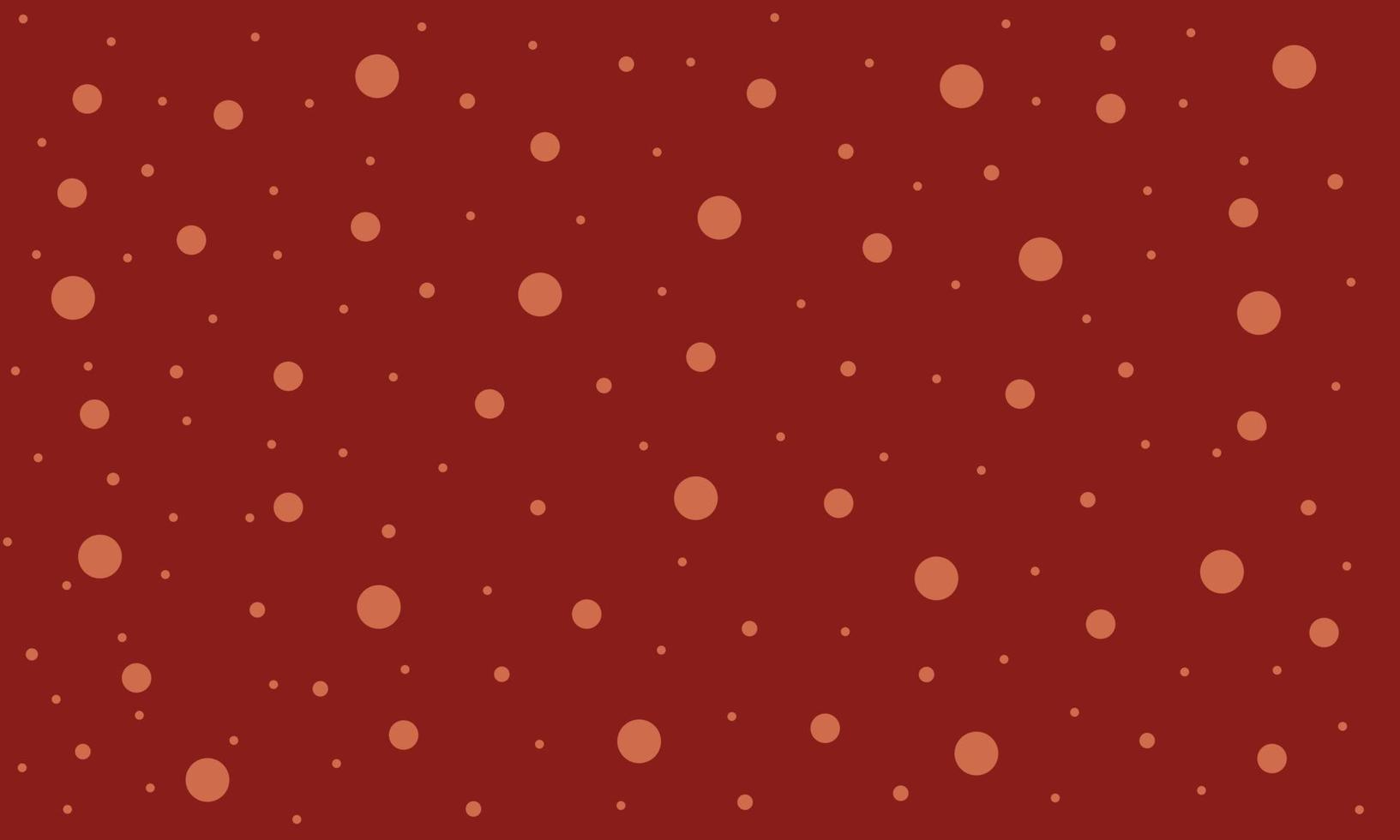 piatto design rosso polka punto modello vettore