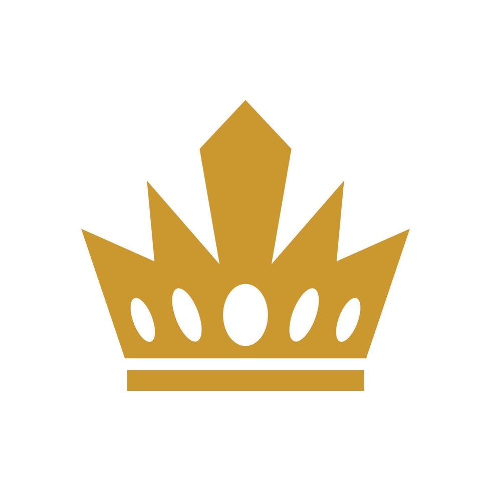 icona di vettore del modello logo corona