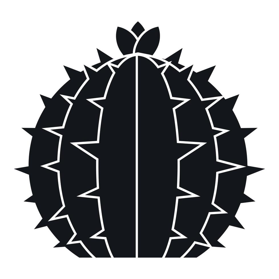 lophophora cactus icona, semplice stile vettore