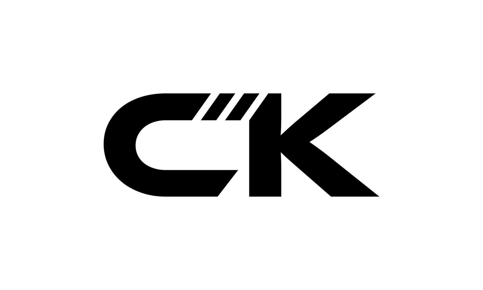 ck logo design. iniziale ck lettera logo design monogramma vettore design professionista vettore.