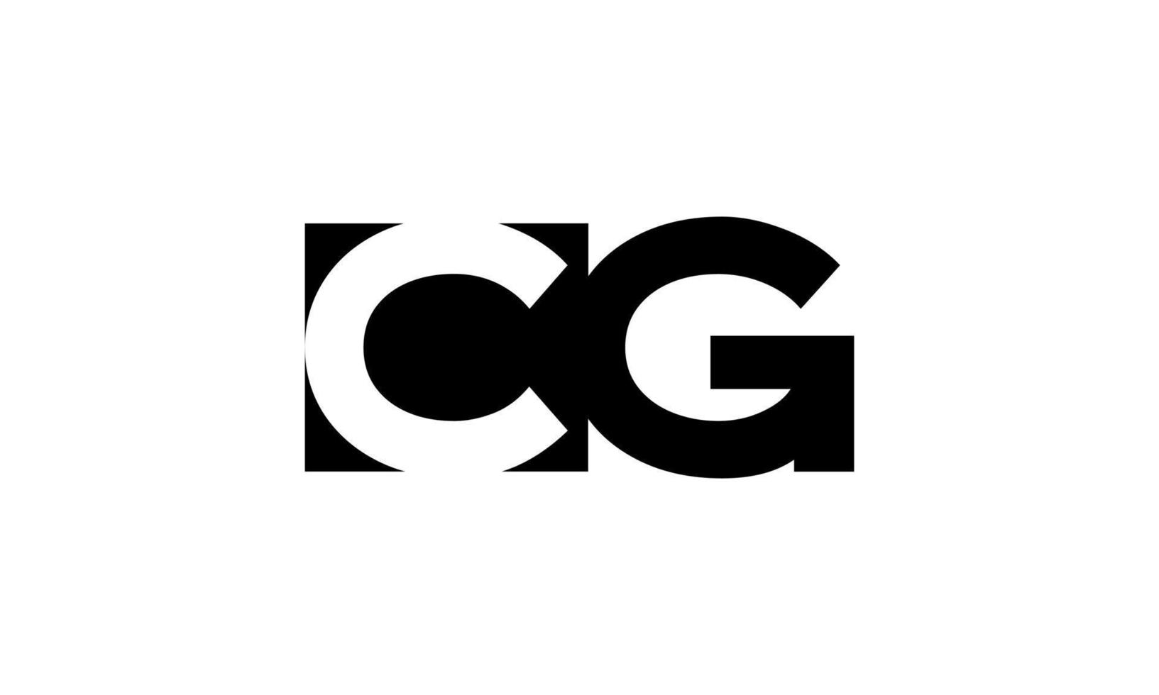 lettera cg logo professionista vettore file professionista vettore