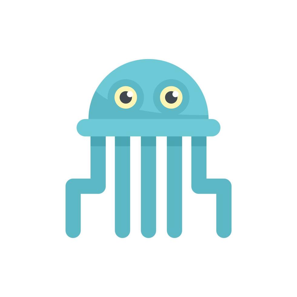 Medusa giocattolo icona piatto isolato vettore