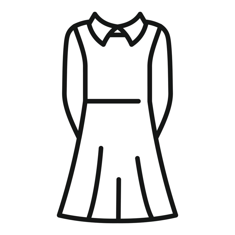 codice formazione scolastica icona schema vettore. moda camicia vettore