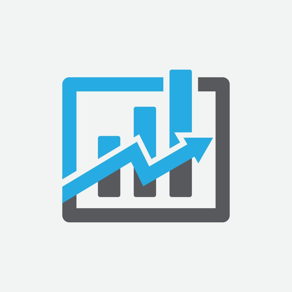 bar grafico piatto icona design modello, statistico icona, dati analitico design vettore illustrazione, dati analitico piatto icona