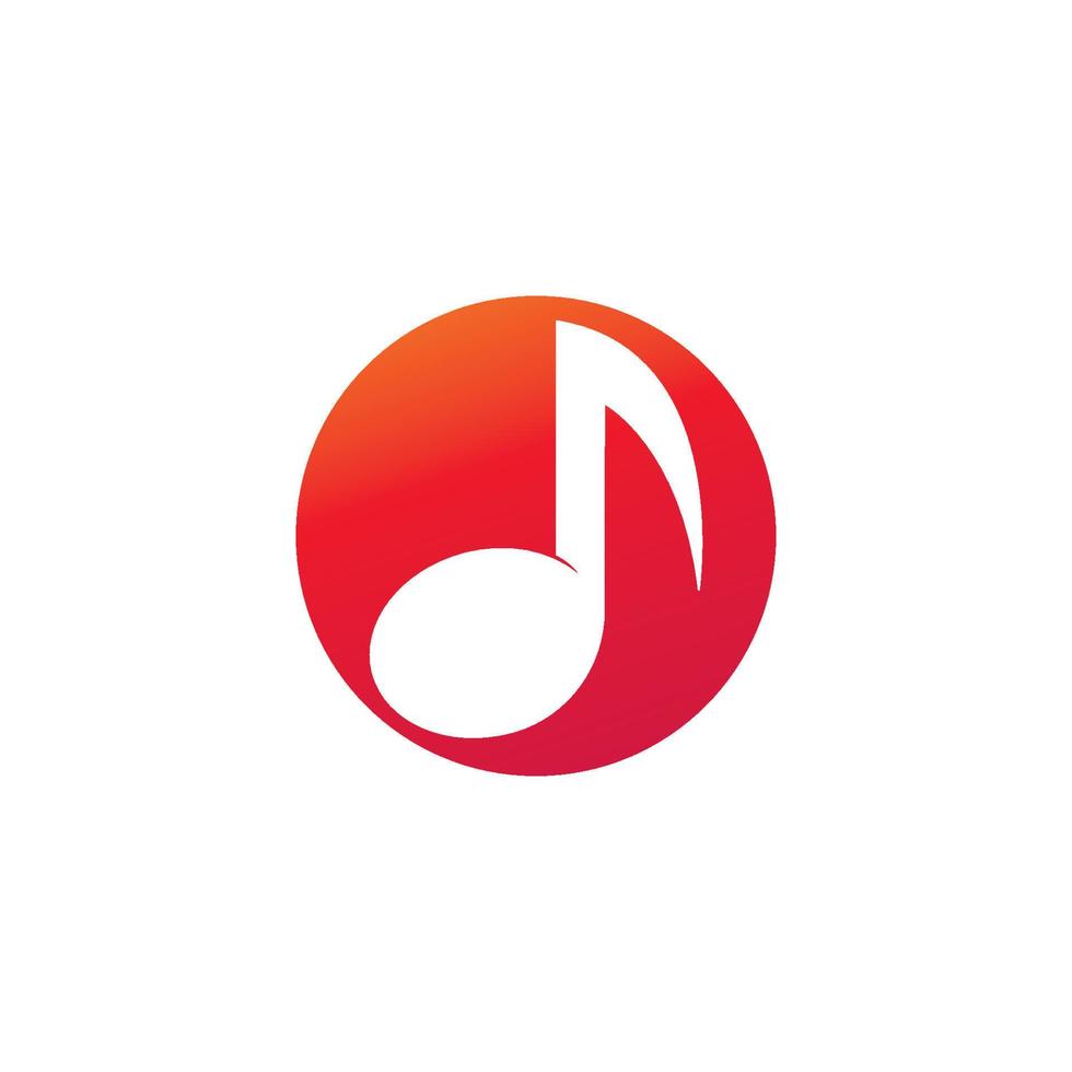 musica logo vettore icona illustrazione