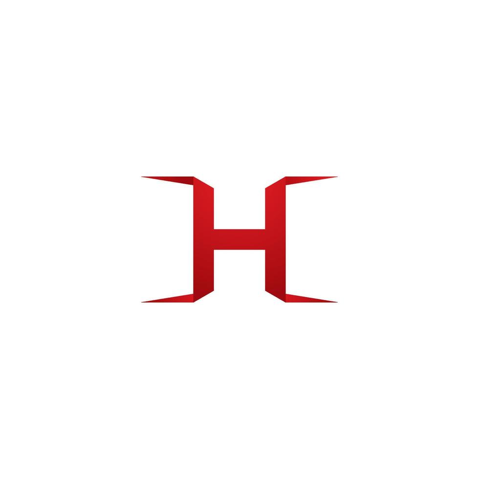 immagini del logo della lettera h vettore