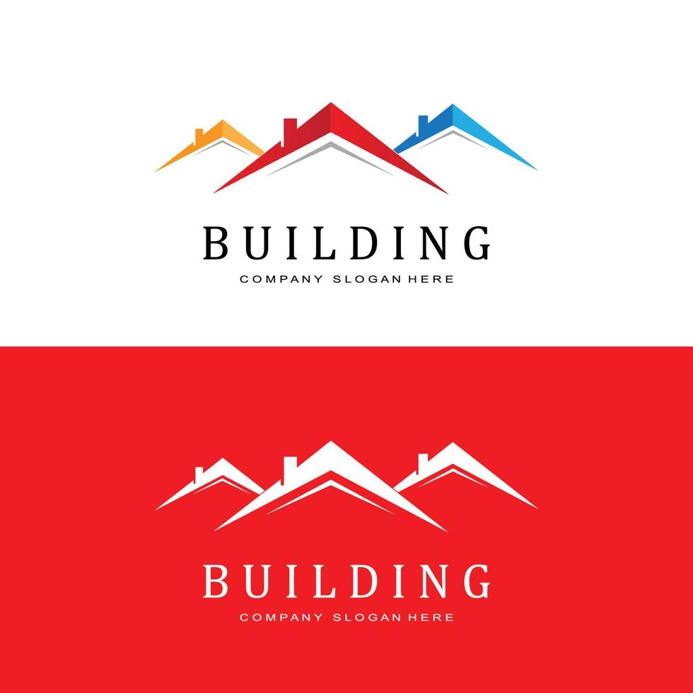 edificio logo, Residenziale architetto vettore, design adatto per edificio costruzione, appartamento, alloggiamento vettore