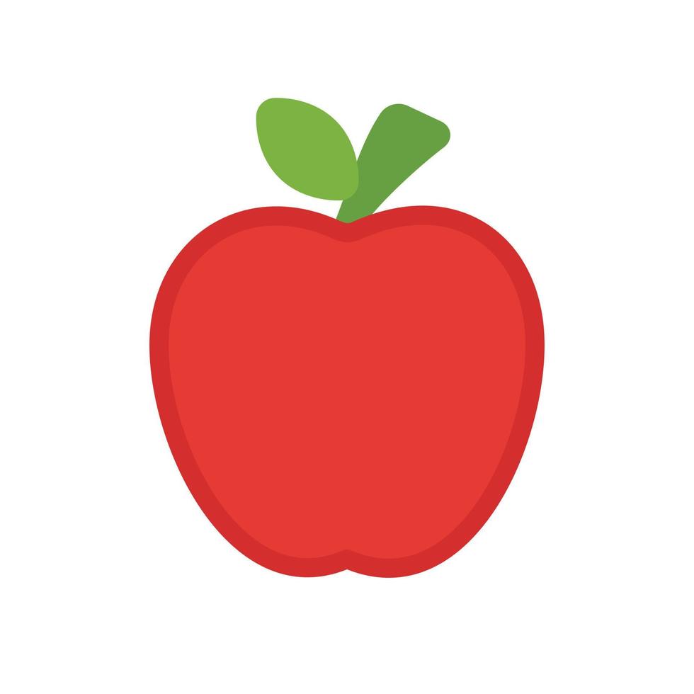 Mela frutta dolci confetteria vettore illustrazione icona