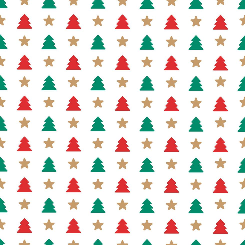 carino allegro Natale verde blu pino albero Natale albero stella elemento sfondo vettore illustrazione per tessuto Stampa involucro carta Abiti decorazione Natale festa celebrazione Festival