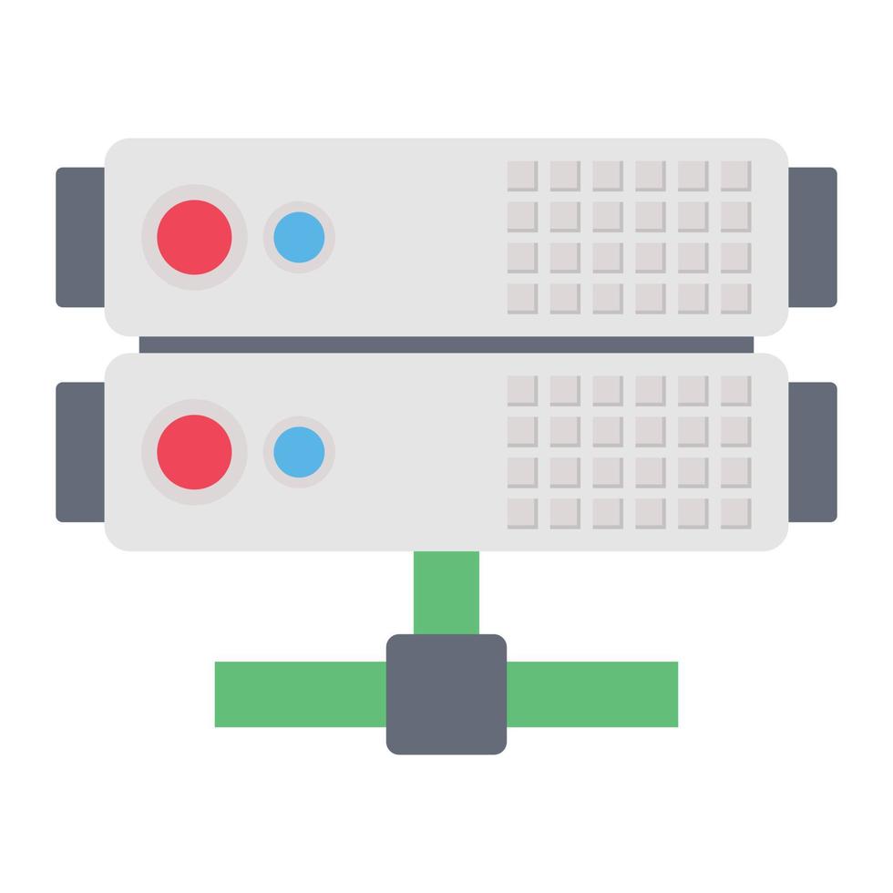 illustrazione vettoriale della rete di database su uno sfondo. simboli di qualità premium. icone vettoriali per il concetto e la progettazione grafica.