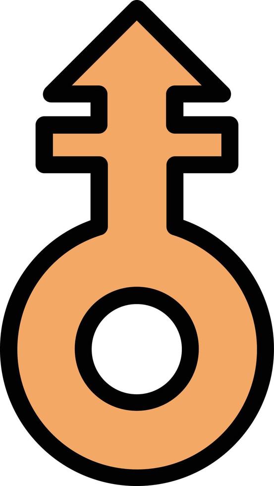 Marte ictus v vettore icona design