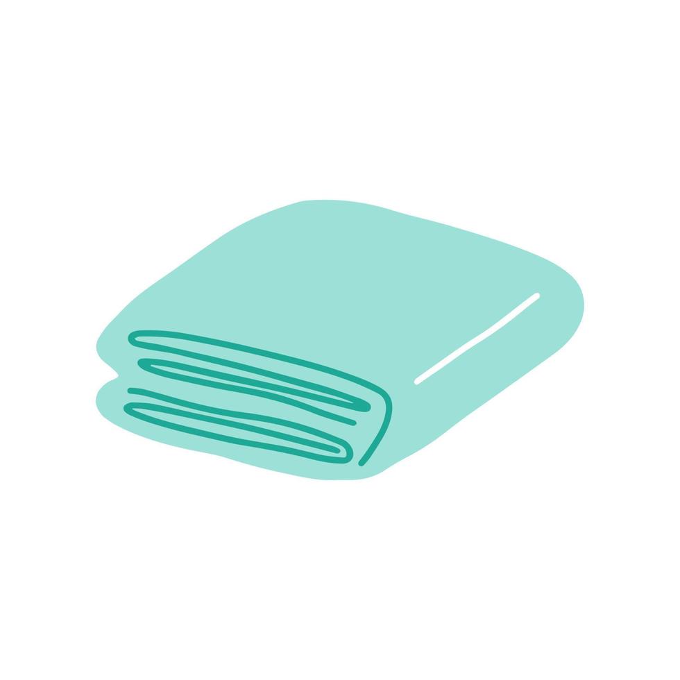 scarabocchio asciugamano illustrazione. vettore mano disegnato asciugamano