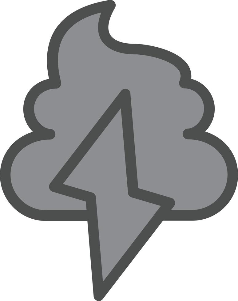 cacca tempesta vettore icona design