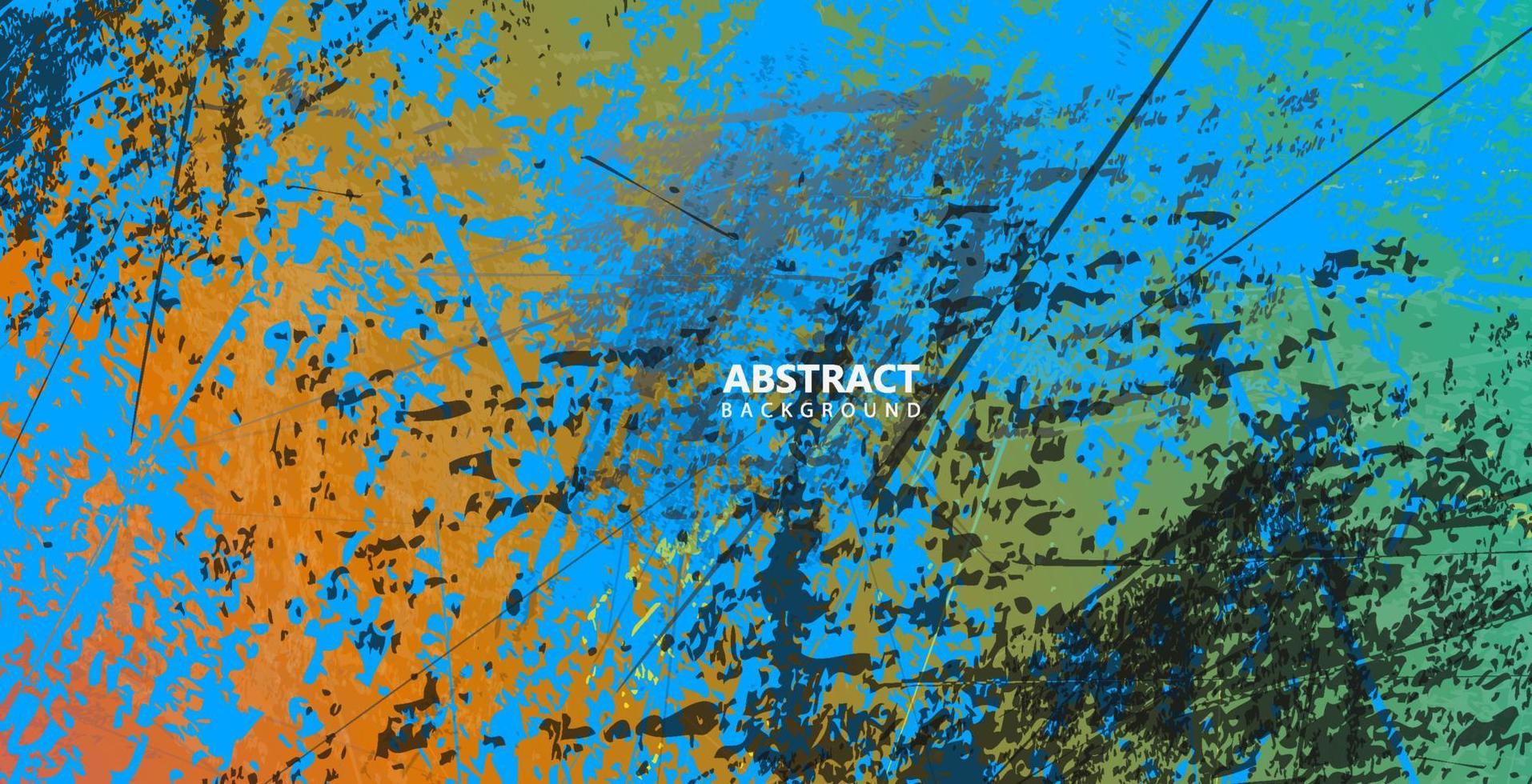 astratto grunge struttura multicolore pittura nel parete sfondo vettore