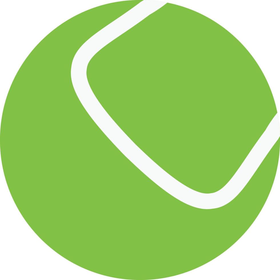 illustrazione vettoriale della pallina da tennis su uno sfondo. simboli di qualità premium. icone vettoriali per il concetto e la progettazione grafica.