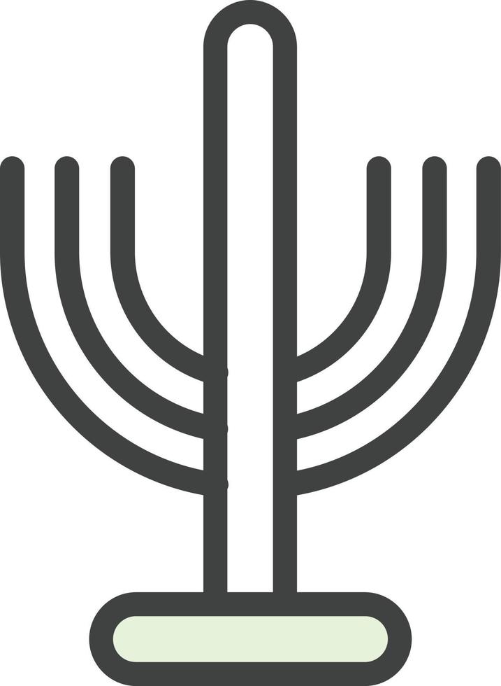 menorah vettore icona design