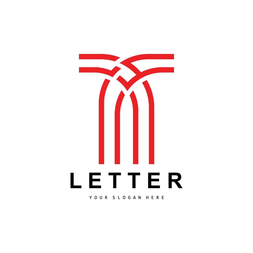 t lettera logo, moderno lettera stile vettore, design adatto per Prodotto Marche con t lettera vettore