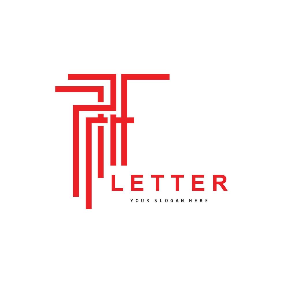 t lettera logo, moderno lettera stile vettore, design adatto per Prodotto Marche con t lettera vettore