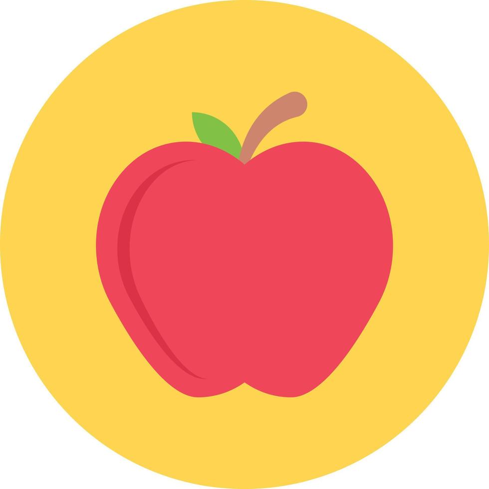 illustrazione vettoriale di mela su uno sfondo simboli di qualità premium. icone vettoriali per il concetto e la progettazione grafica.