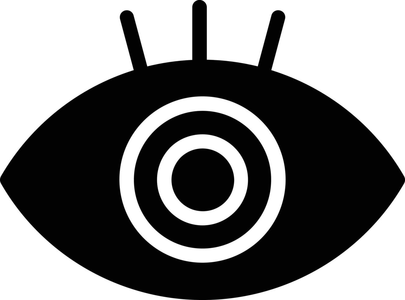 occhio vettore icona design