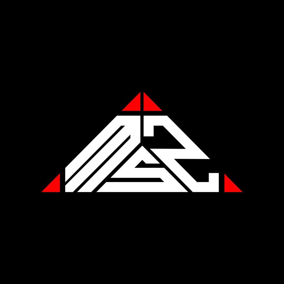 msz lettera logo creativo design con vettore grafico, msz semplice e moderno logo.