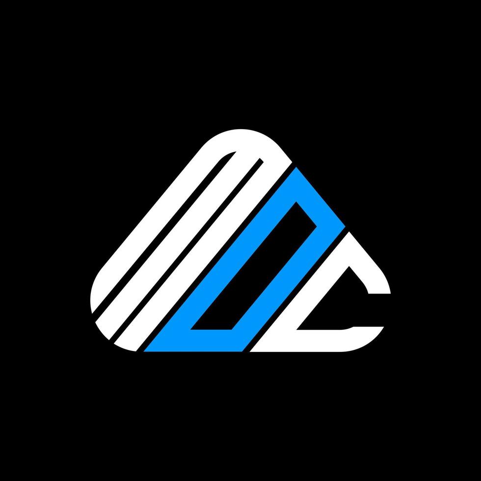 moc lettera logo creativo design con vettore grafico, moc semplice e moderno logo.