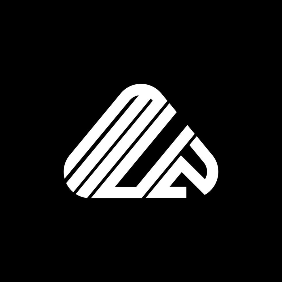 muz lettera logo creativo design con vettore grafico, muz semplice e moderno logo.