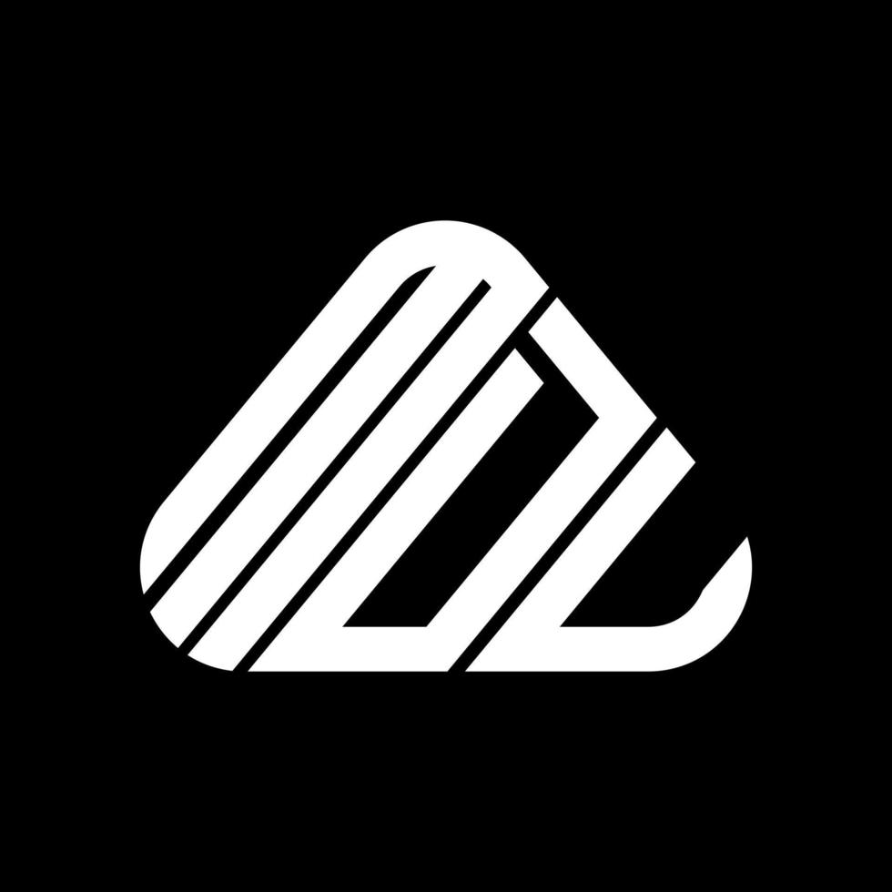 mdu lettera logo creativo design con vettore grafico, mdu semplice e moderno logo.