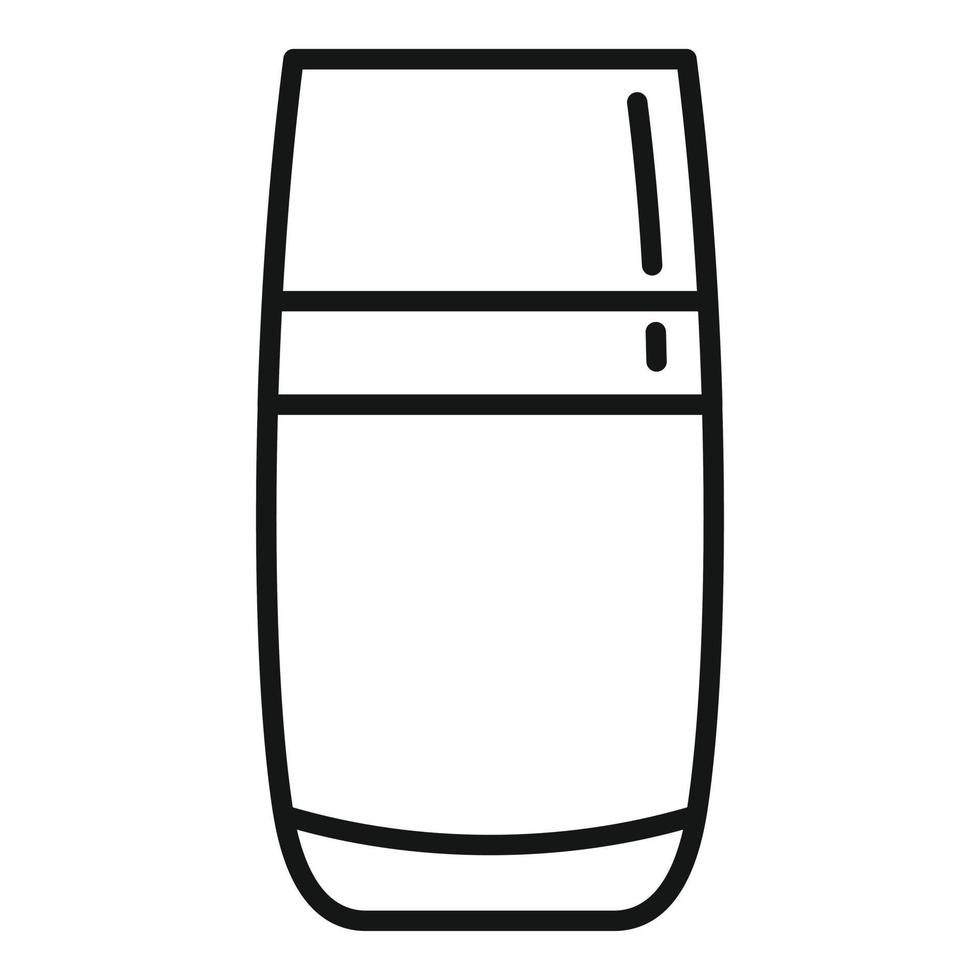 cappuccino icona schema vettore. bar tazza vettore
