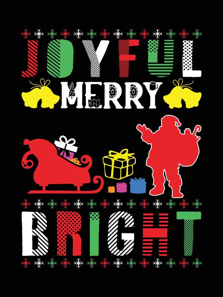 brutto Natale maglione tipografia abbigliamento annate Natale maglietta design Natale merce disegni, disegnato a mano lettering per abbigliamento moda. cristiano religione citazioni detto per Stampa vettore