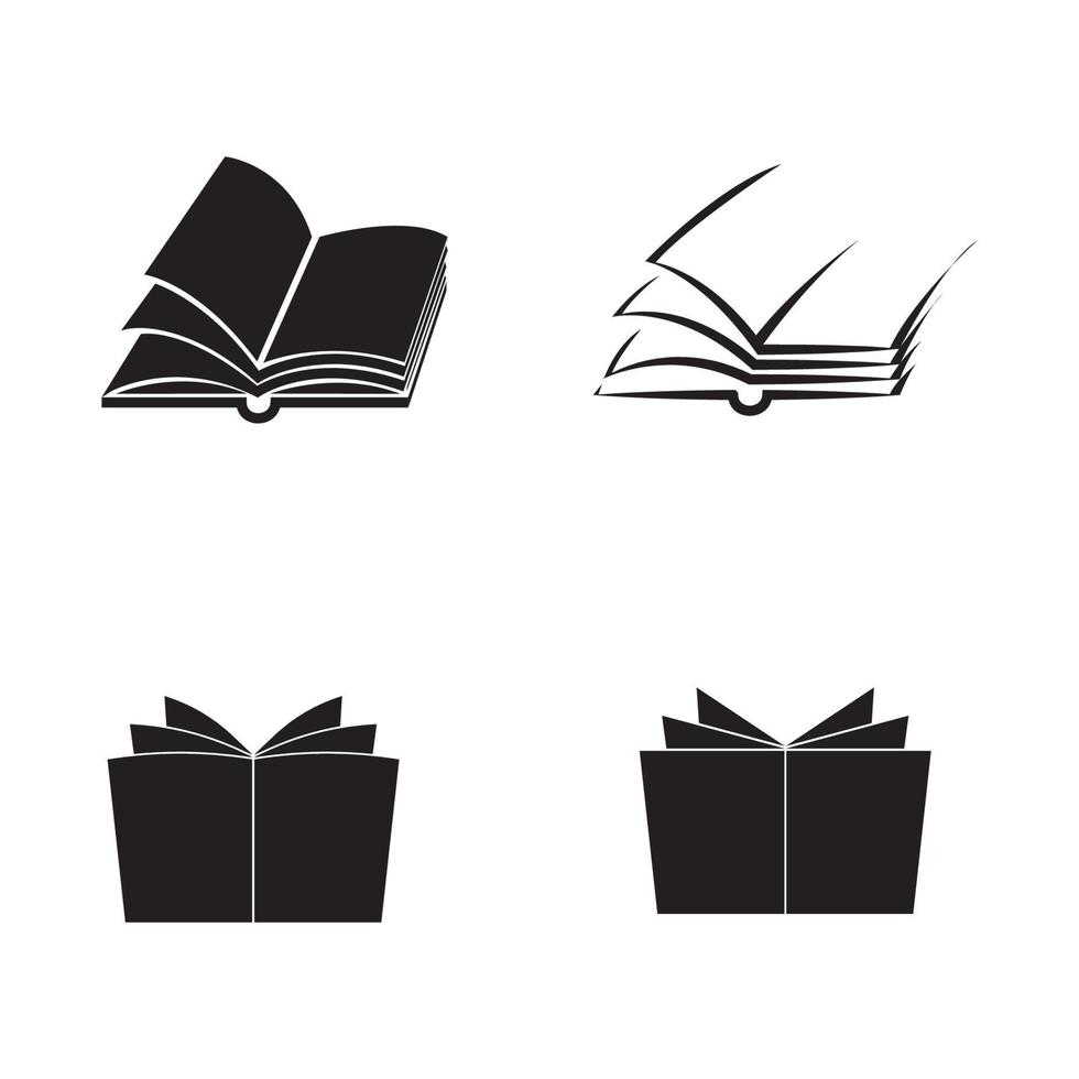 libro logo Vektor vettore