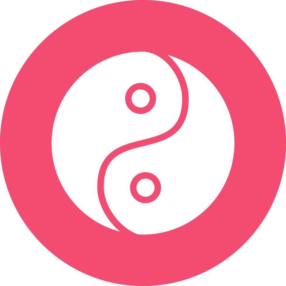 yin yang vettore icona design