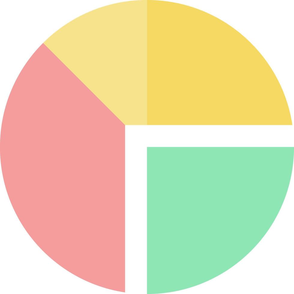 grafico torta vettore icona design