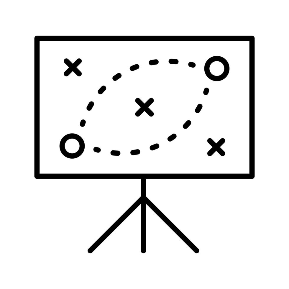 icona di vettore di strategia
