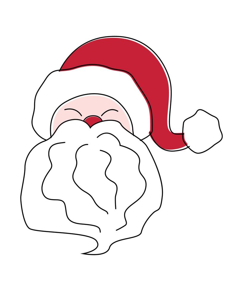 vettore illustrazione di Santa Claus