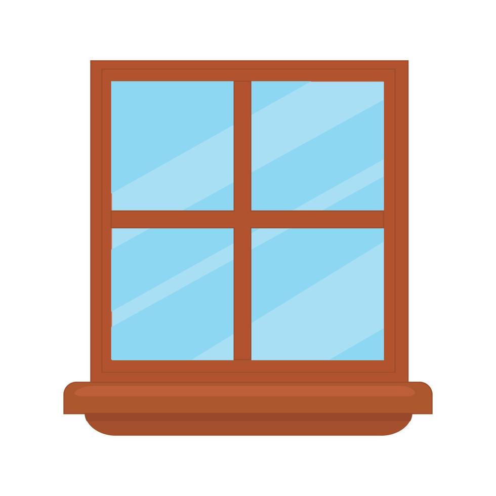 vettore illustrazione di finestra