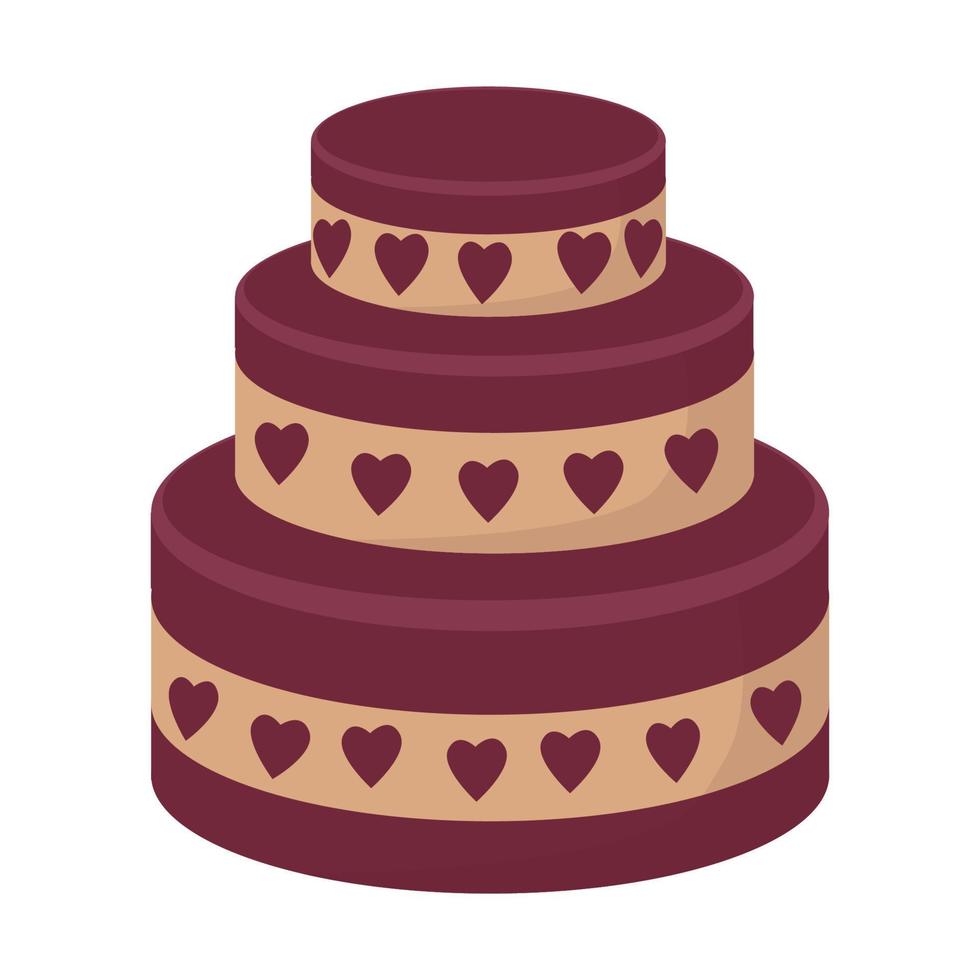 vettore illustrazione di torta