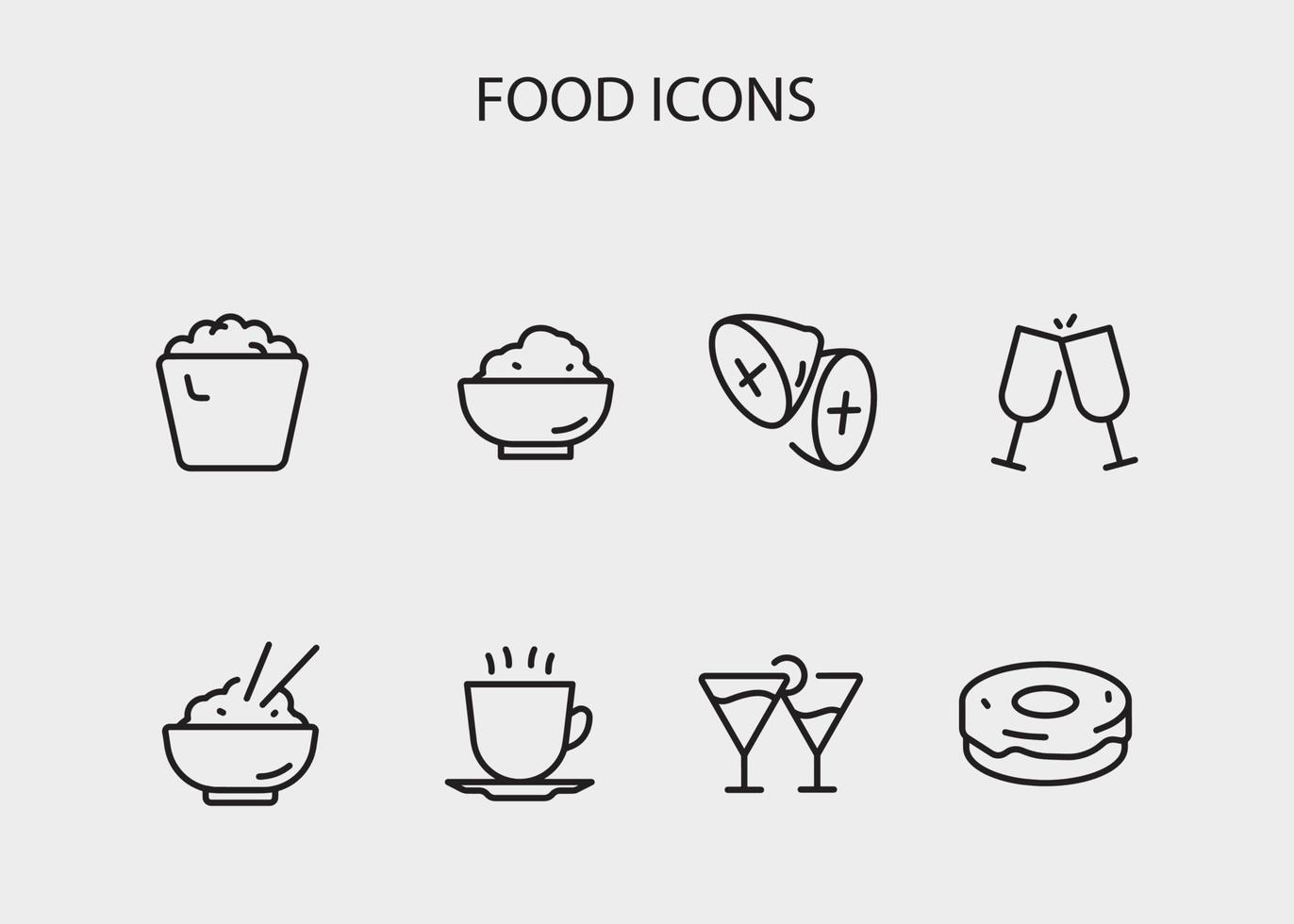 cibo icona design vettore illustrazione astratto